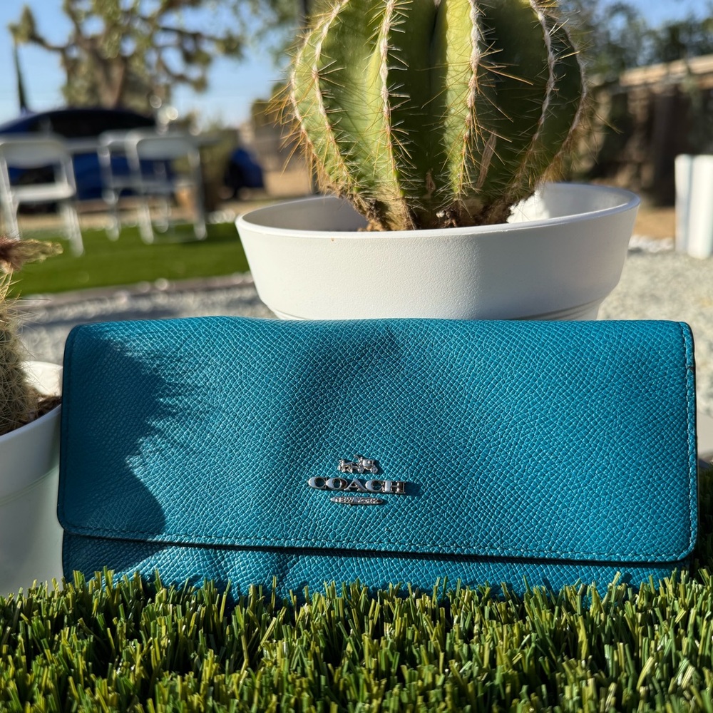 Coach Teal Women's Wallet